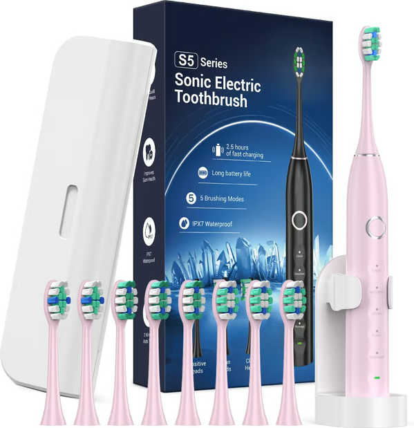 Wellness Glow™ Sonic Electric Adult Toothbrush