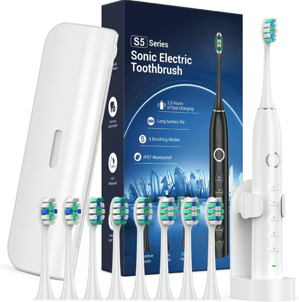 Wellness Glow™ Sonic Electric Adult Toothbrush