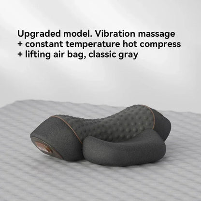 Massager Cervical Pillow Hot Compress Vibration Massage Neck Traction Relax Sleeping Pillow Spine Support Normal