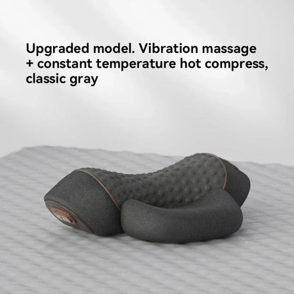 Massager Cervical Pillow Hot Compress Vibration Massage Neck Traction Relax Sleeping Pillow Spine Support Normal